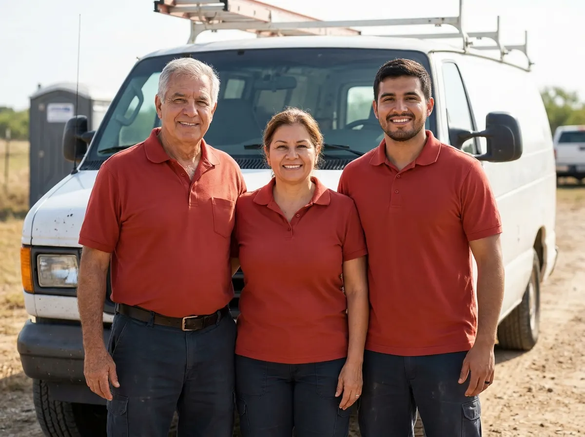Welmora Portable Toilet Rentals portable toilet rentals team in Somerset, TX